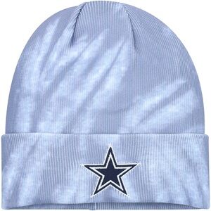 Youth Navy Dallas Cowboys Tie-Dye Cuffed Knit Hat Beanie NWT